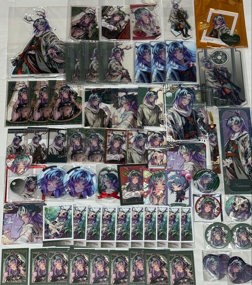 マツリカの炯 二角獣 カルマ アクスタ アクカ 缶バッジ グッズセット