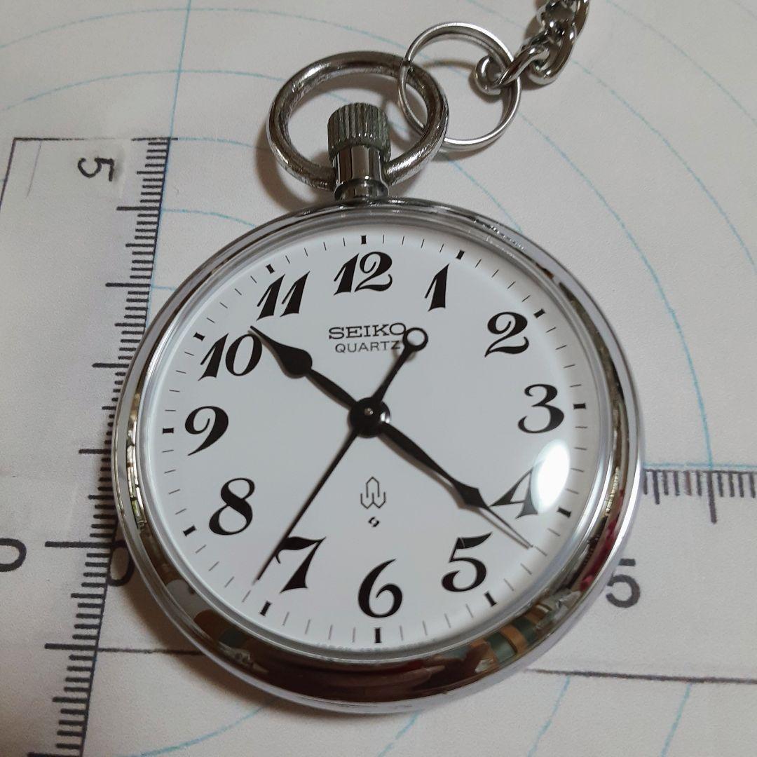 サンバ様御依頼1988年SEIKO諏訪工場製懐中時計鉄道時計　7550−0010