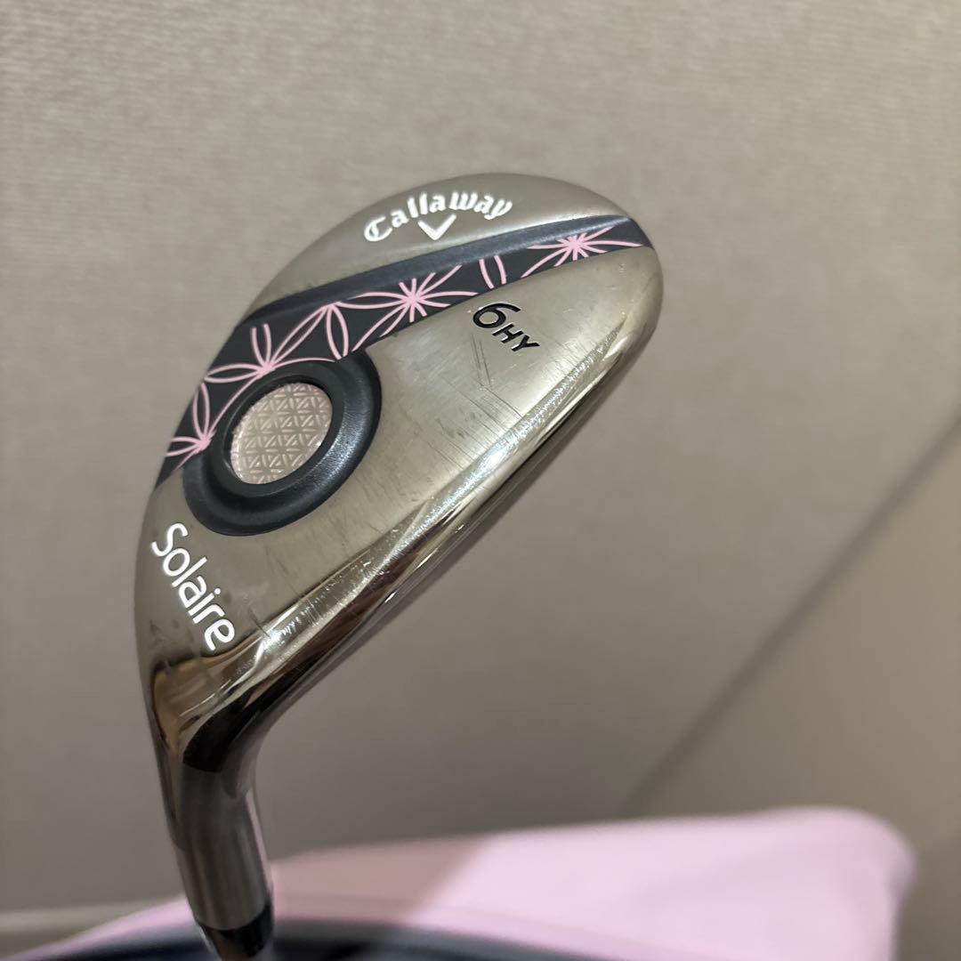 Callaway ピンク ゴルフバッグとクラブとホールとピンセット　初心者セット