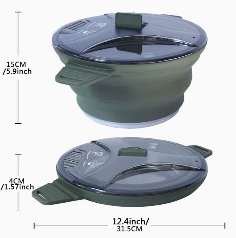 アウトドア調理器具 透明蓋付き