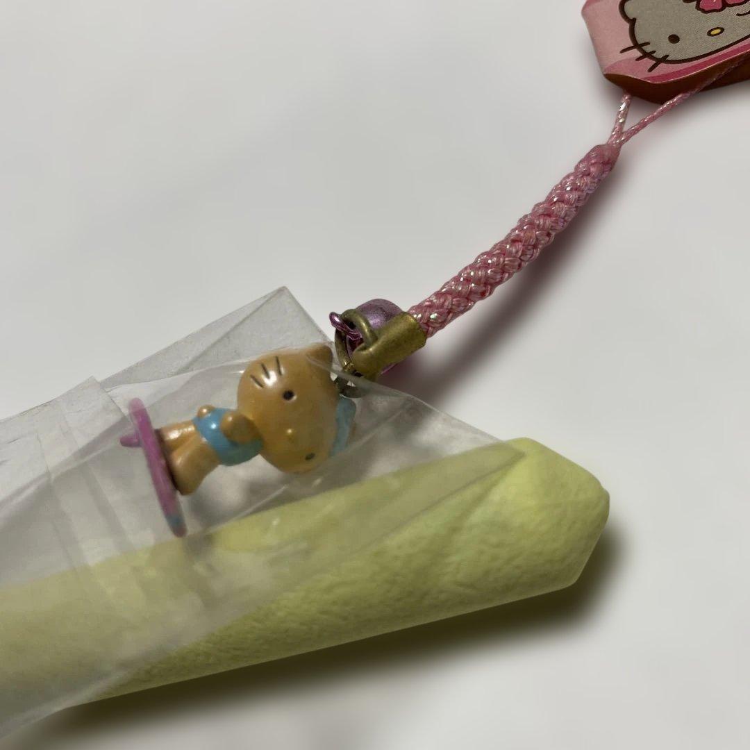 ハローキティ 根付けサーフィン ストラップ　日焼けキティ