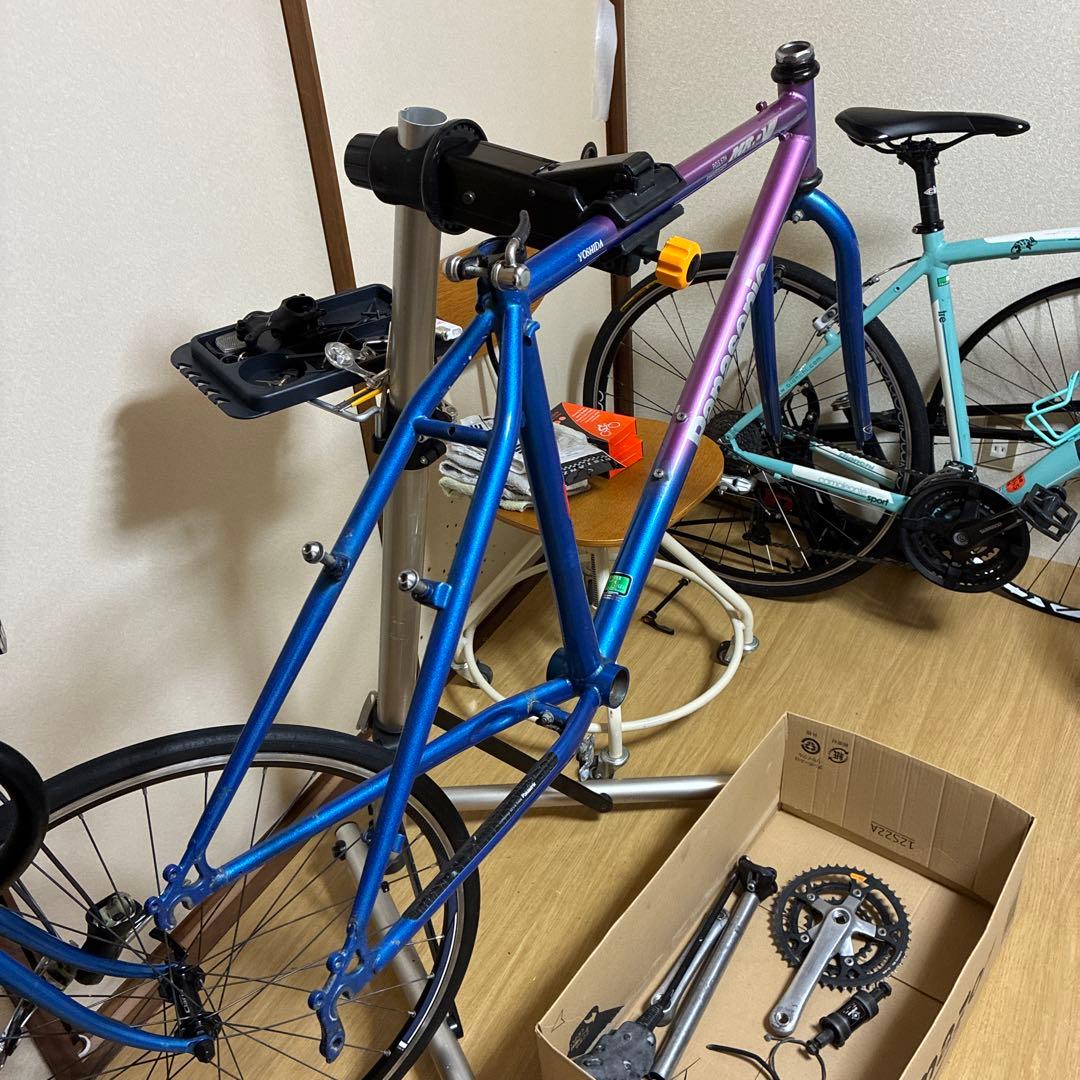 Panasonic mr-vⅡ クロモリMTB フレームのみ 送料込