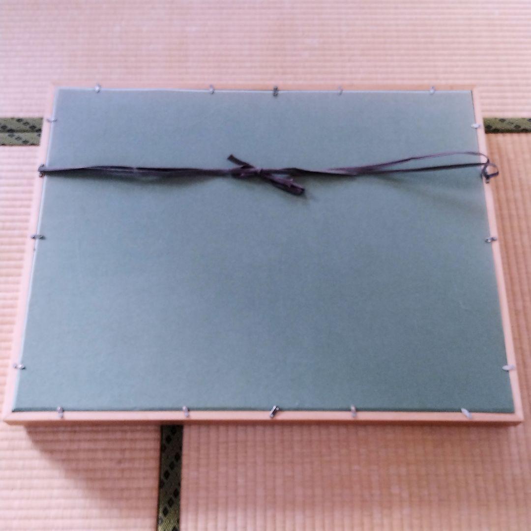 香港　ビクトリアハーバー　モノクロ　油彩画　油絵　額装　インテリア　アート