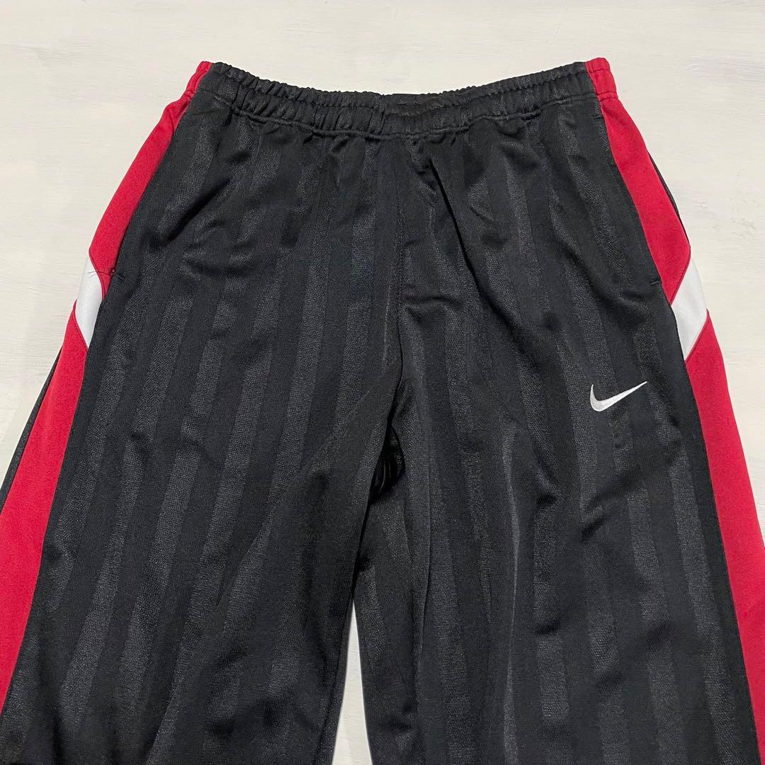 美品　00s NIKE ジャージ　セットアップ　黒×赤　ブラック　XL