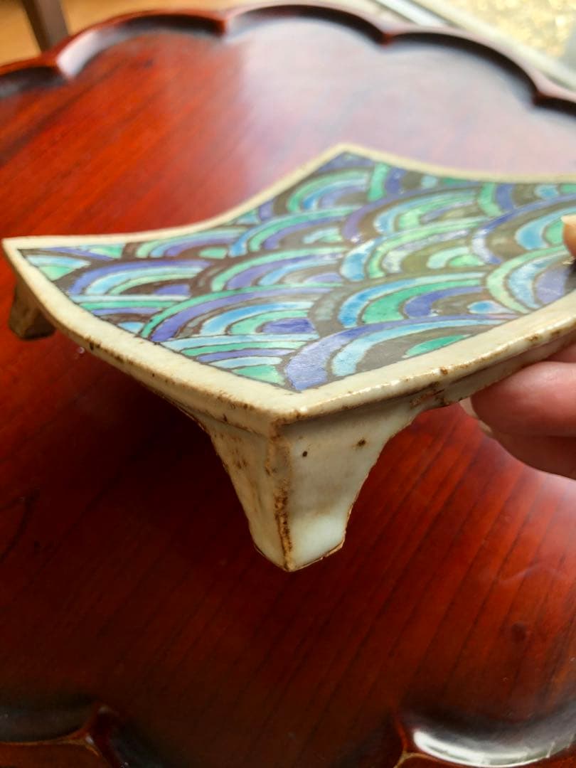 希少　陶板皿　一点物