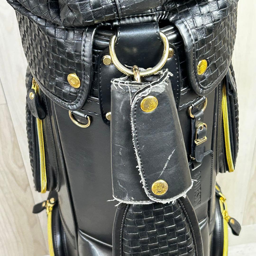 【送料無料】マジェスティ ゴルフキャディバッグ　ゴルフバック 高級感　訳あり