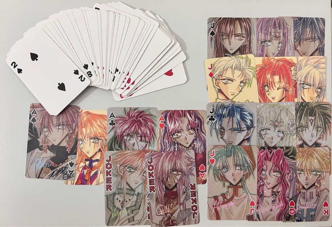 ドラゴン騎士団　トランプ　押上美猫直筆サイン入り