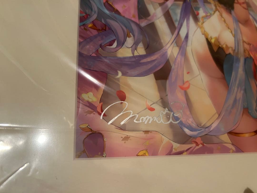 ももこ 直筆サイン入り額装A3複製原画 El Dorado さしみねこ屋