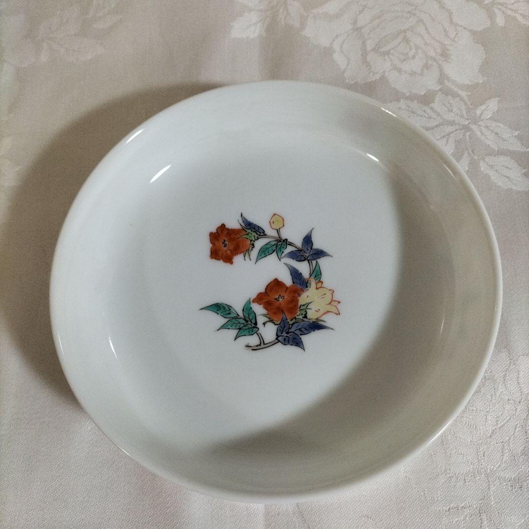 十四代柿右衛門　桔梗紋皿　有田焼