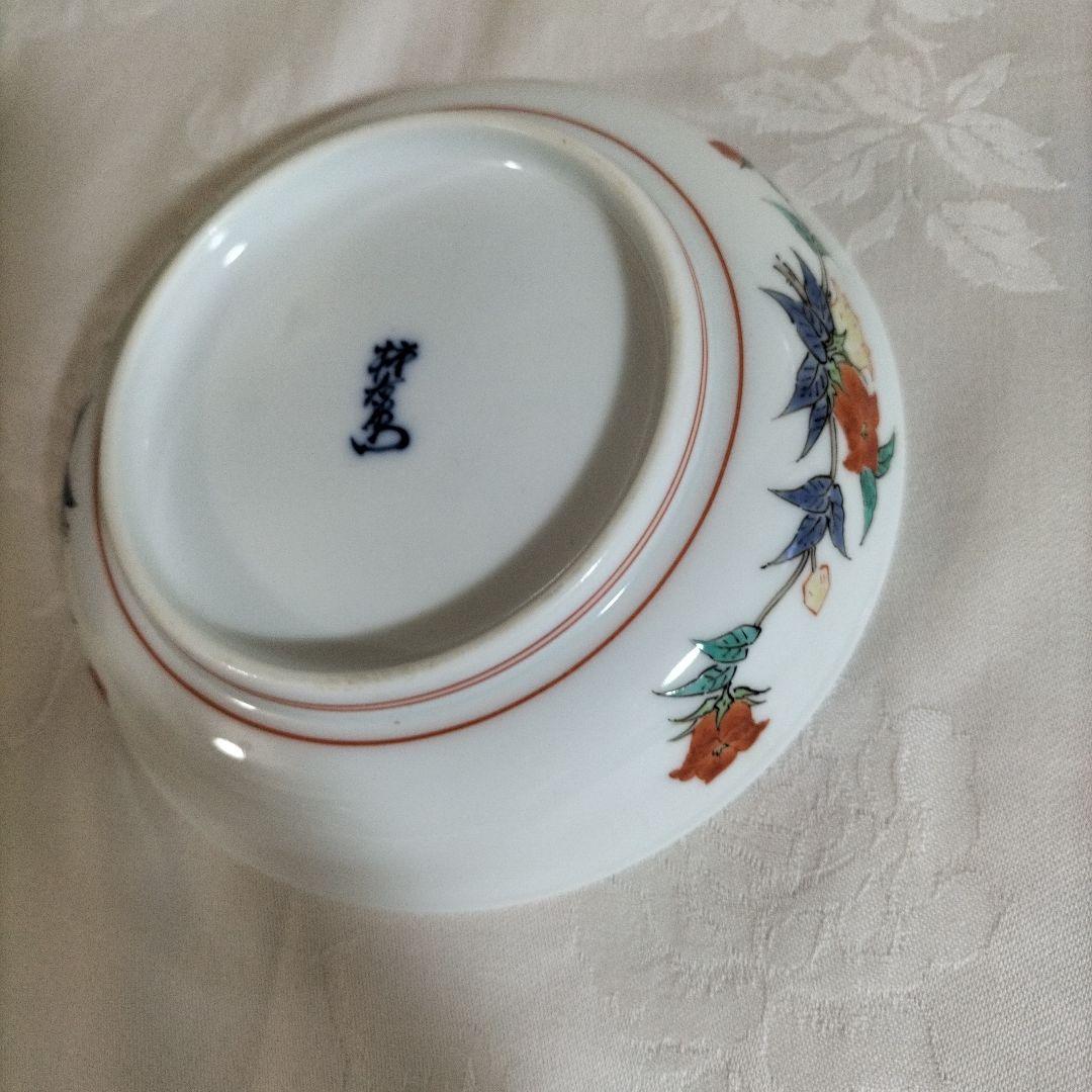 十四代柿右衛門　桔梗紋皿　有田焼