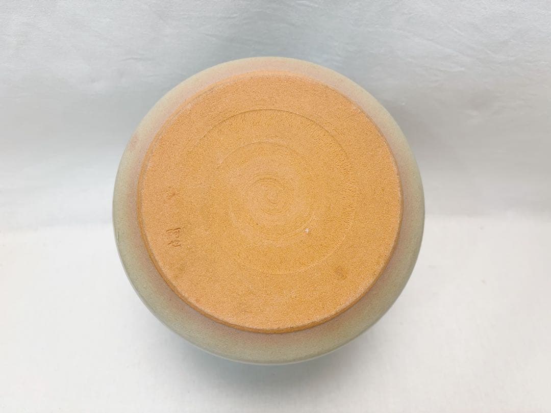 未使用 茶道具 福森阿也作 菖蒲絵 水指 煎茶道具 水屋道具 水差し 陶印 共箱