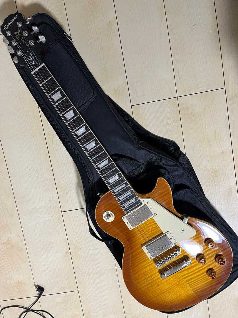 Epiphone Les Paul PRO plus top サンバースト