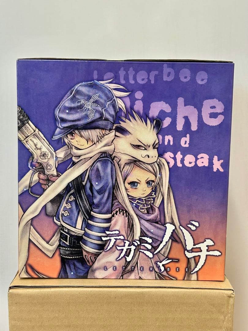 【未使用・未開封・稀少】テガミバチ フィギュア ニッチとステーキ 1/8スケール