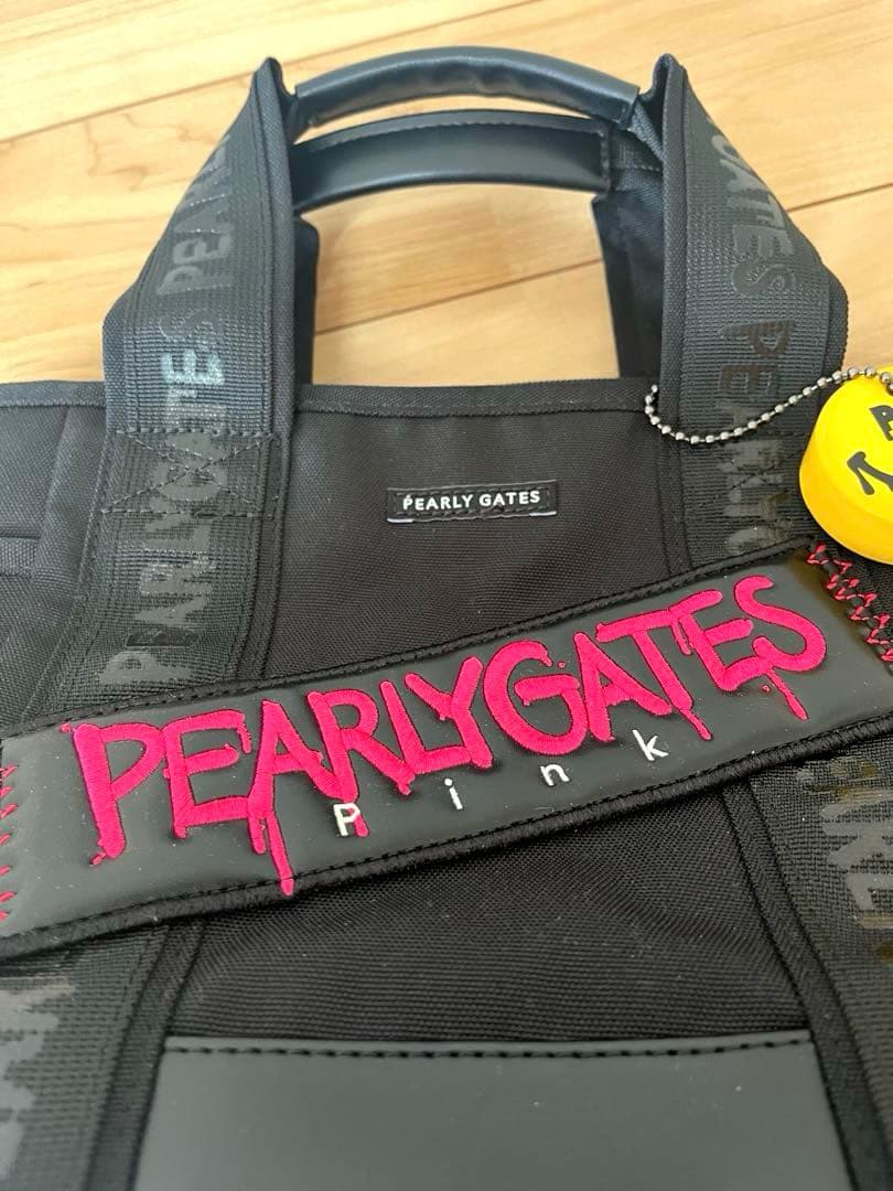 近年モデル 極美品 パーリーゲイツ ペイントロゴシリーズ カートバッグ