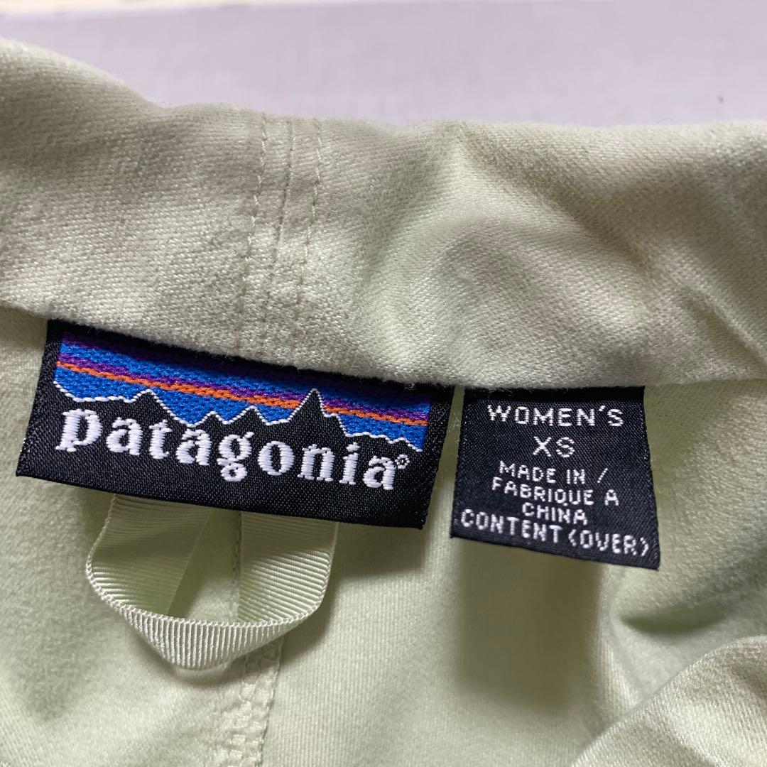 美品✨ パタゴニア ナイロンジャケット XS ライトグリーン ウィンドブレーカー