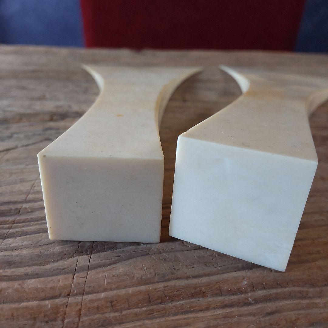 三味線のバチ①、2本セット（津軽）天然素材