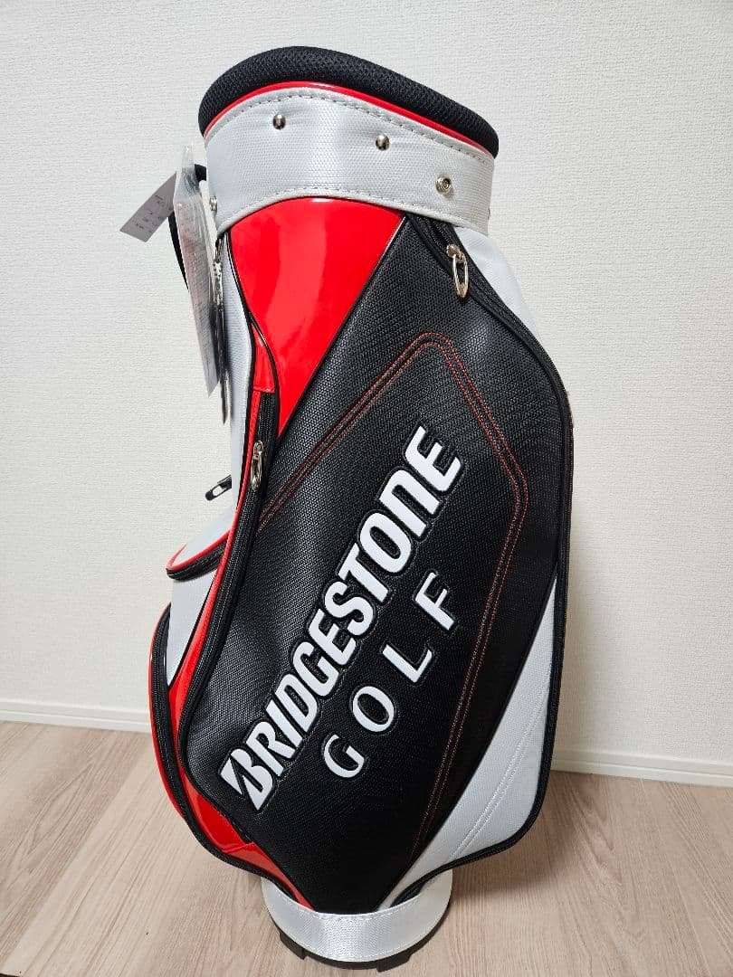 BRIDGESTONE GOLF キャディバッグ 赤黒白
