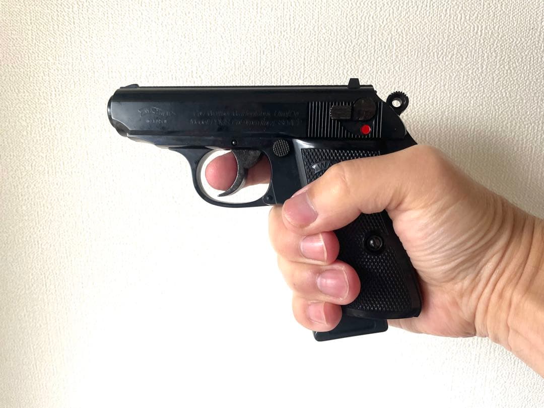 【エアーガン】ワルサーPPK/S ブラックモデル（MARUZEN） ※18歳以上