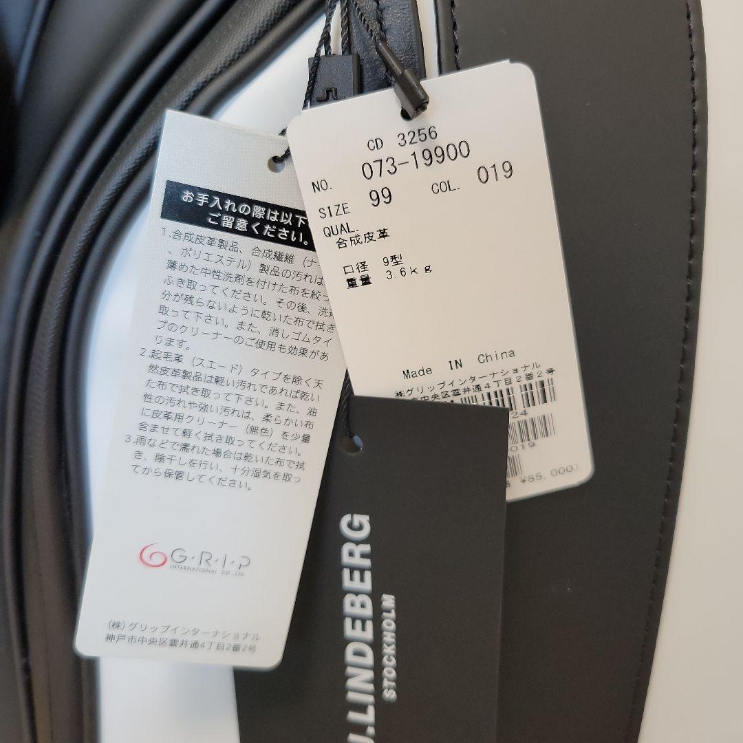 J.Lindeberg キャディバッグ ブラック/ホワイト