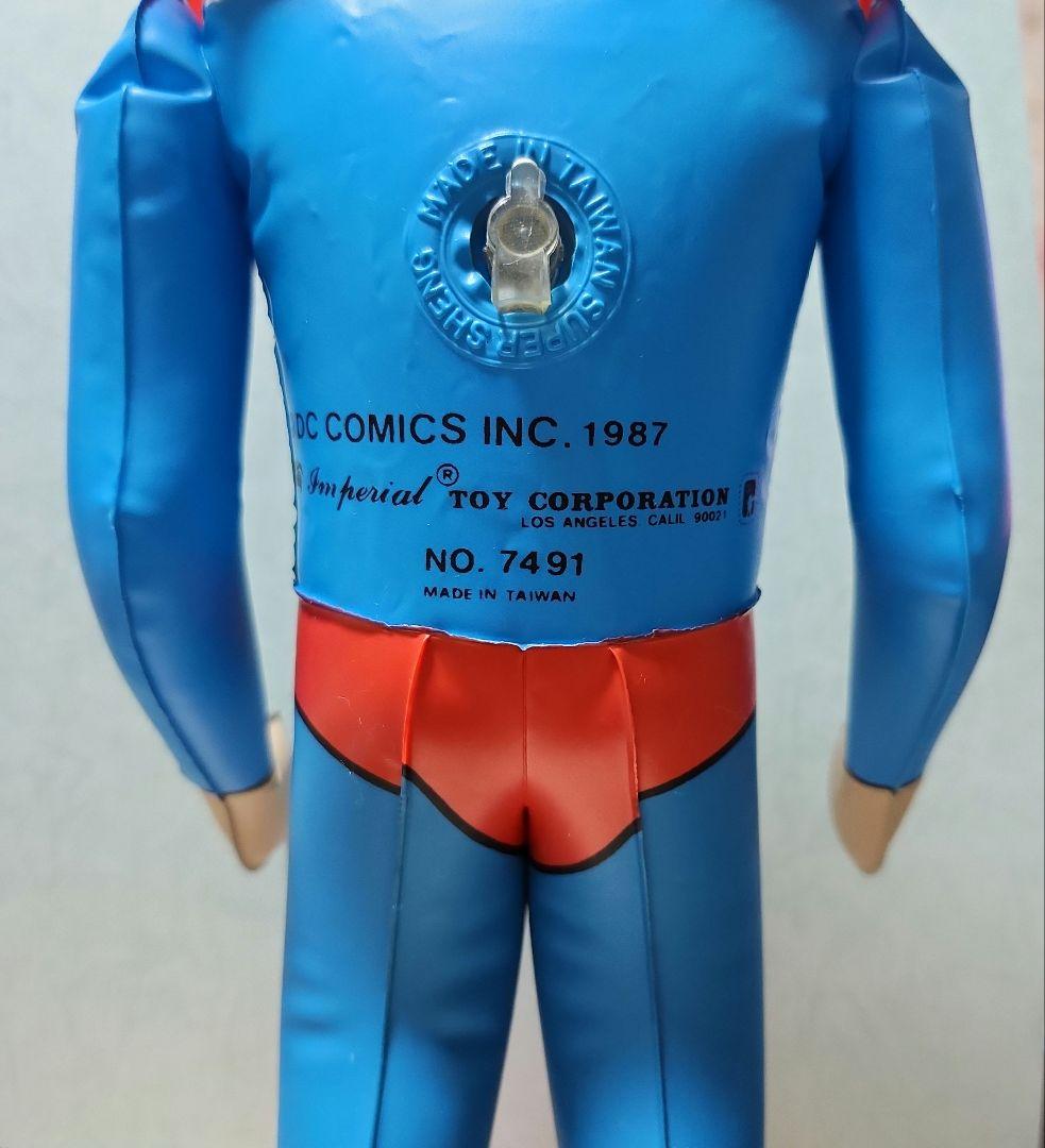 クリスマスセール！　希少！　1987年　スーパーマン　ビニール人形　輸入品