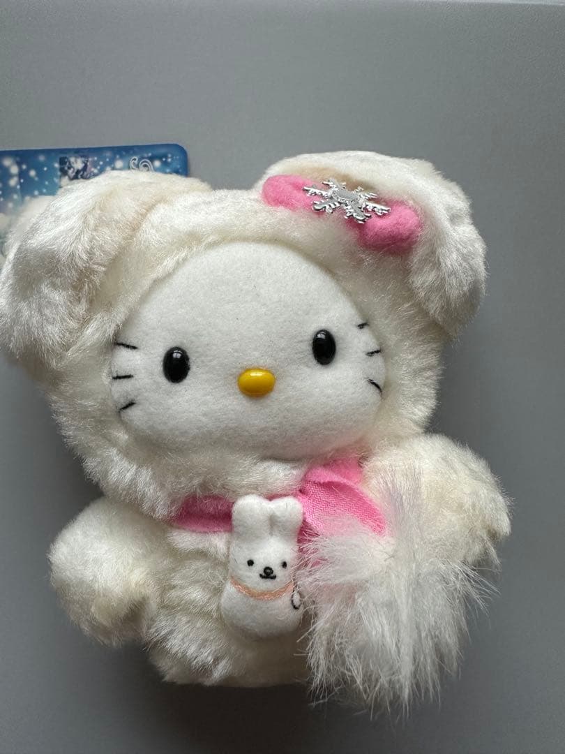 レア！新品　ハローキティ 北海道限定 雪うさぎキティ ぬいぐるみレトロ