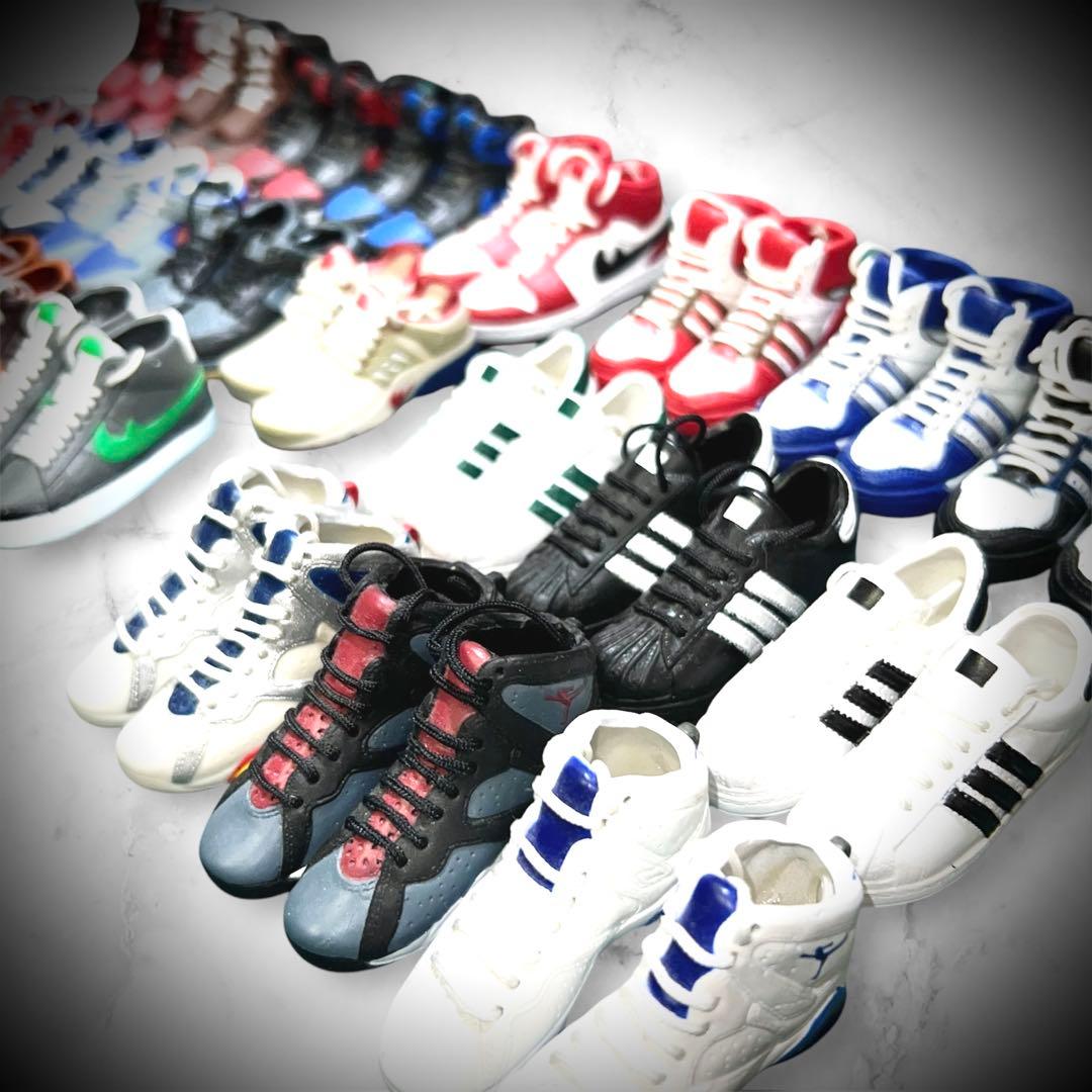 【NIKE】AIR JORDAN 7／3足set／フィギュア／ミニチュア