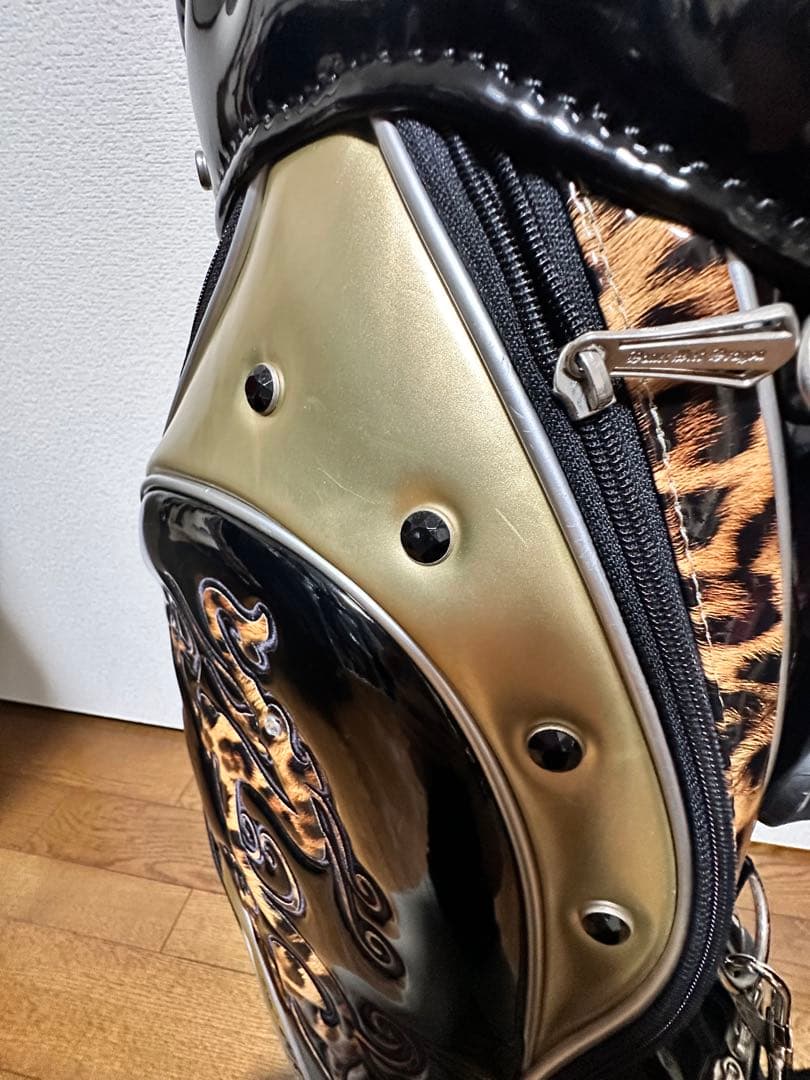 DANCE WITH DRAGON キャディーバック　ヒョウ柄