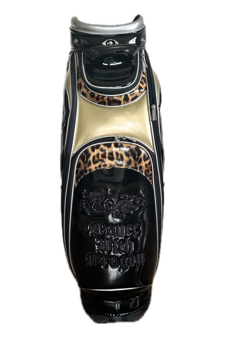 DANCE WITH DRAGON キャディーバック　ヒョウ柄