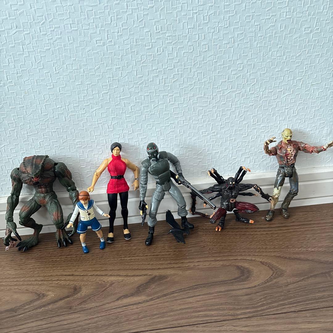 クリスマス割引 1998年製バイオハザードアクションフィギュア6体まとめ売り