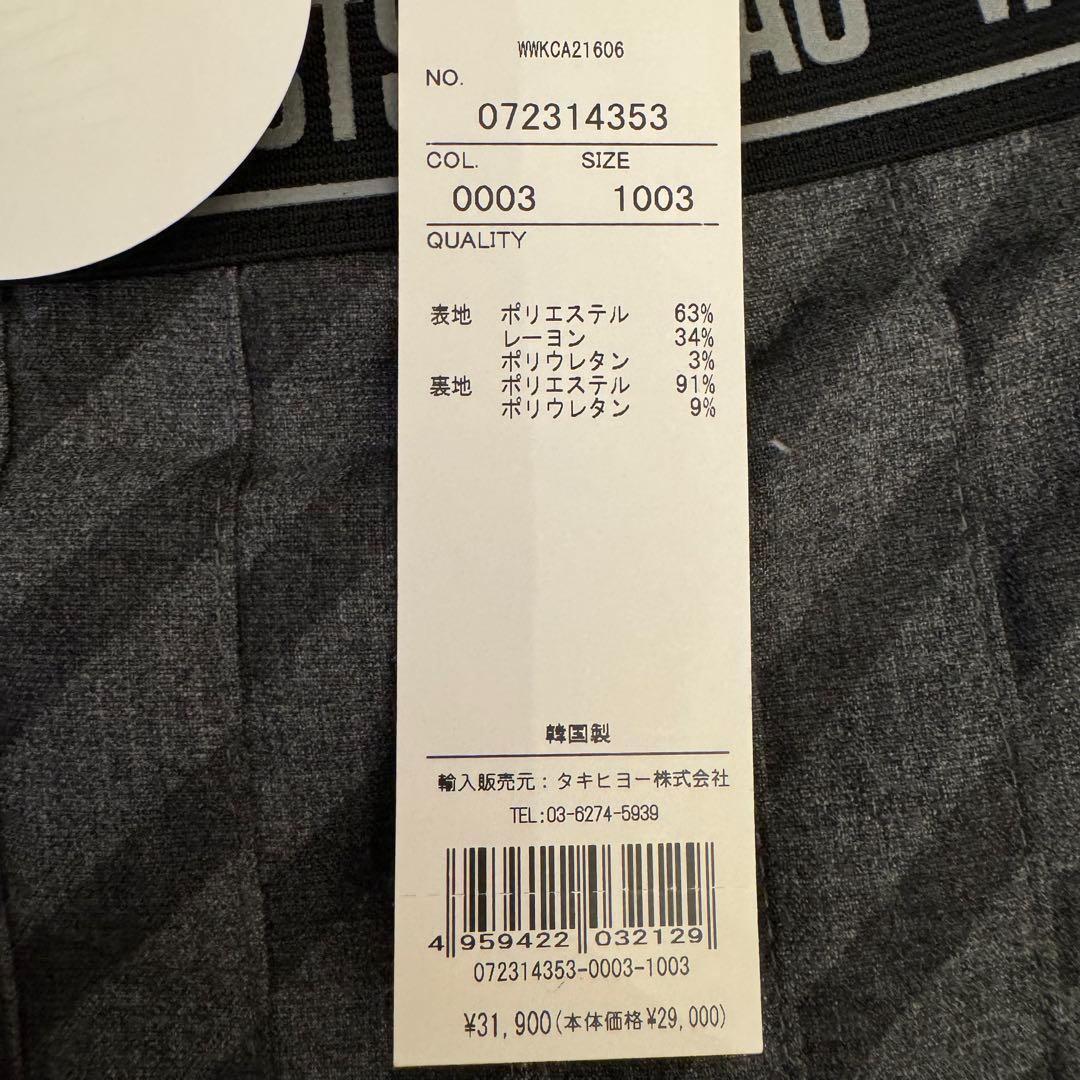 WAAC ワック プリーツ スカート パンツ Lサイズ グレー ゴルフ 新品