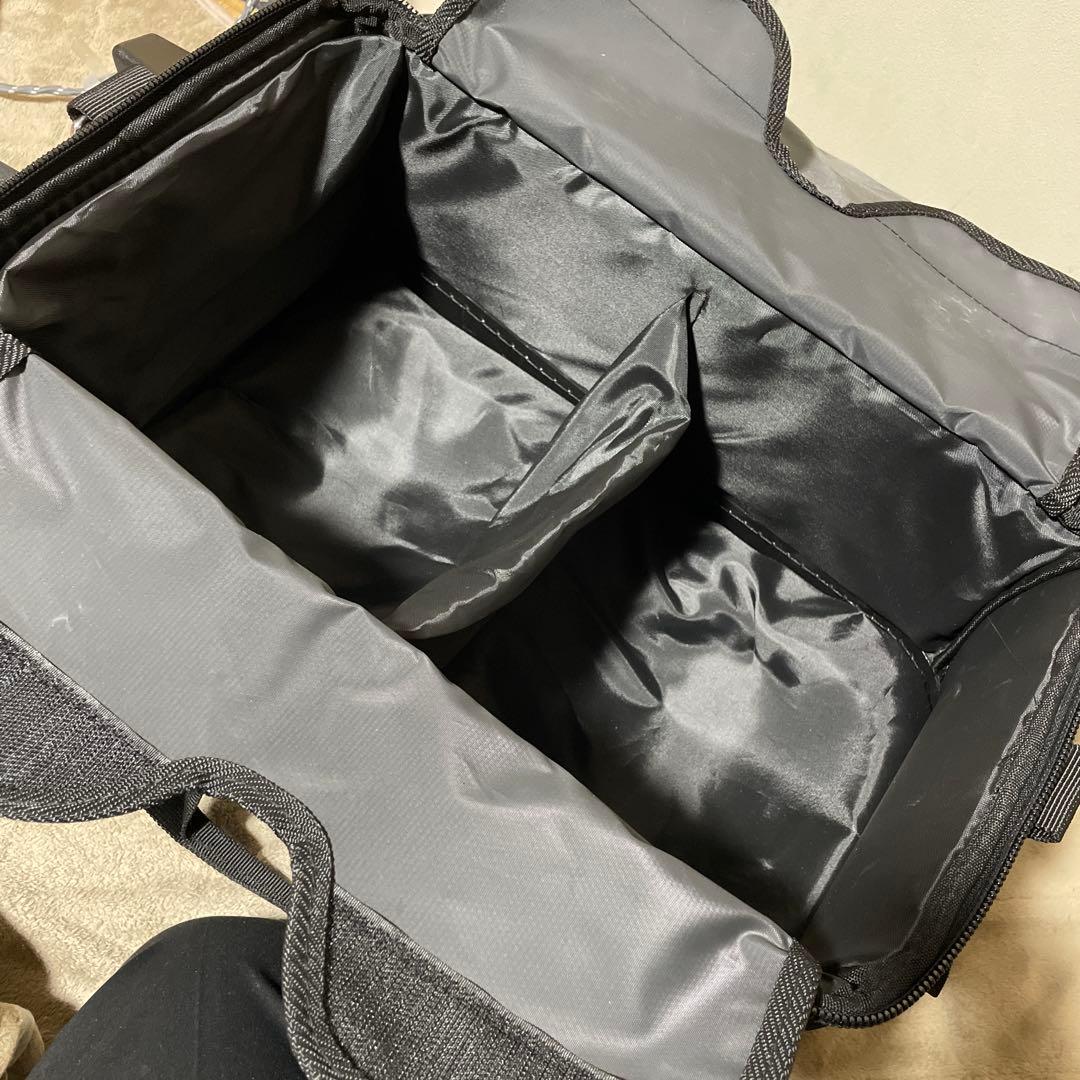 ABS ボウリングバッグ　2個用　キャリー付き　黒