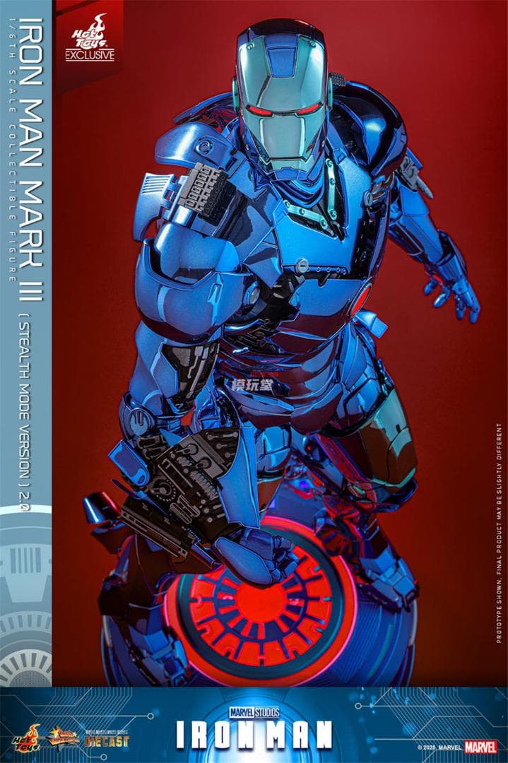 ホットトイズ 1/6 アイアンマン・マーク3 ステルスモード MMS814D71