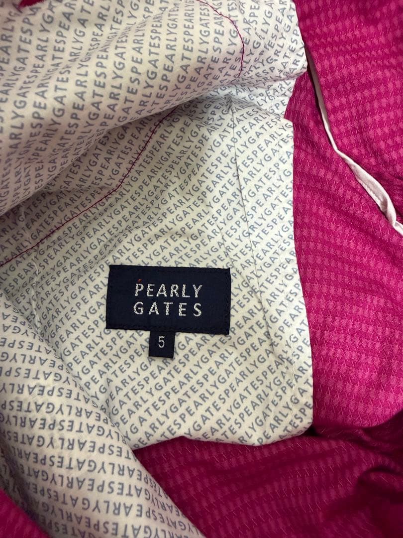 PEARLY GATES パープルピンク ゴルフパンツ サイズ5 パーリーゲイツ
