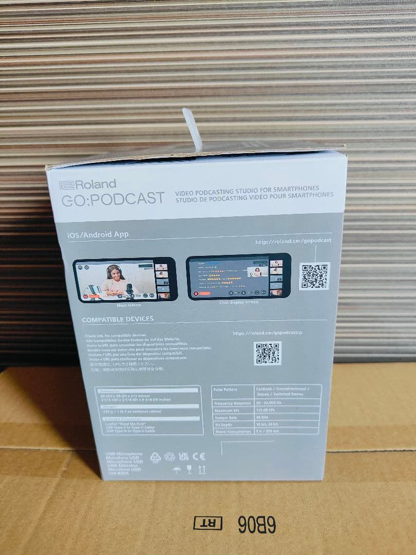 Roland GO:PODCAST スマートフォン用ポッドキャスティングスタジオ