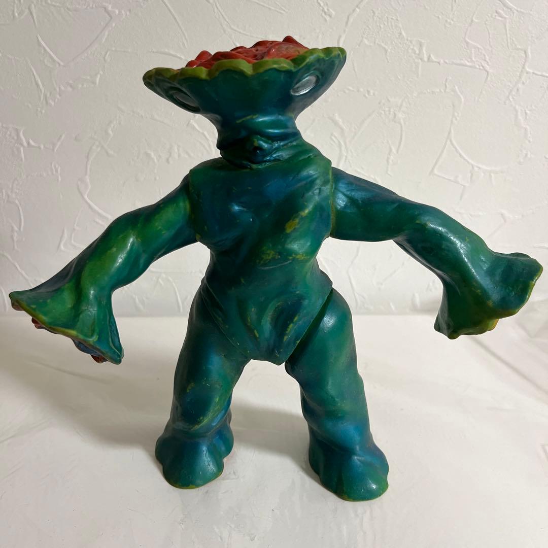 ⚠️当時物・昭和レトロ　マルサン　バンデル星人　ソフビ　フィギュア