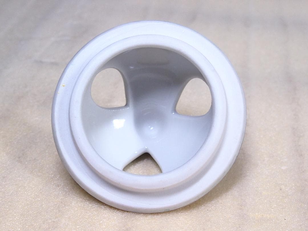 【未使用】九谷焼 九谷陶宝造 香炉 菊文 菊詰/花詰 グリーン緑 茶道具/香道具