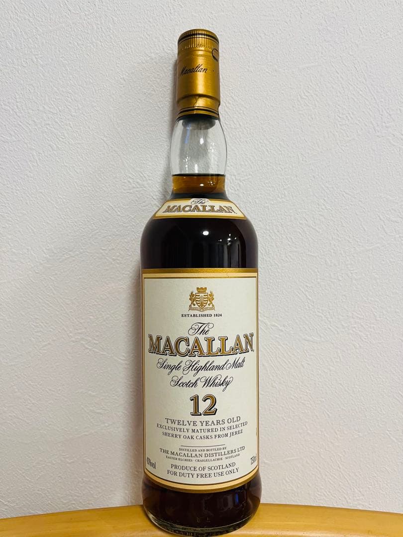 THE MACALLAN ザ マッカラン 12年 750mlオールドボトル箱付き