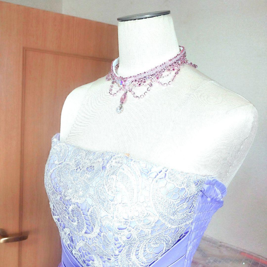 mi様　大人ラブリーなピンクのネックレス　イヤリング　社交ダンス　ベリーダンス