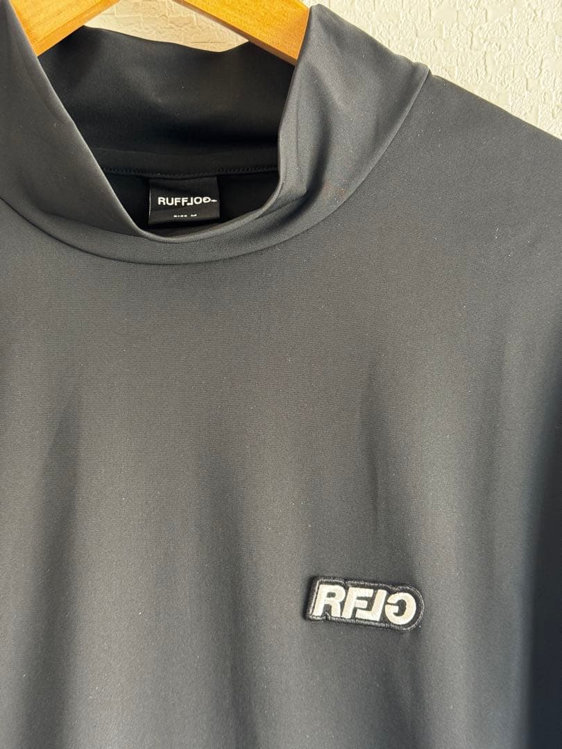 RUFFLO ブラック ゴルフシャツ M 新品未使用