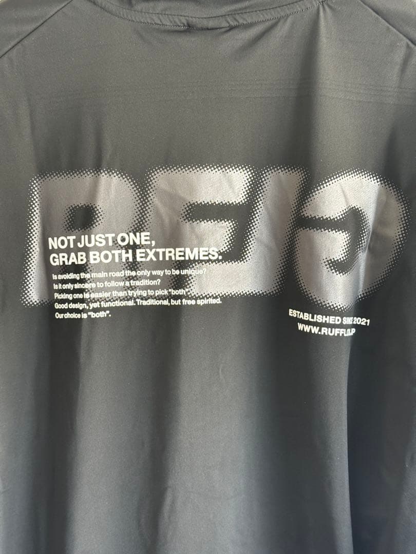 RUFFLO ブラック ゴルフシャツ M 新品未使用