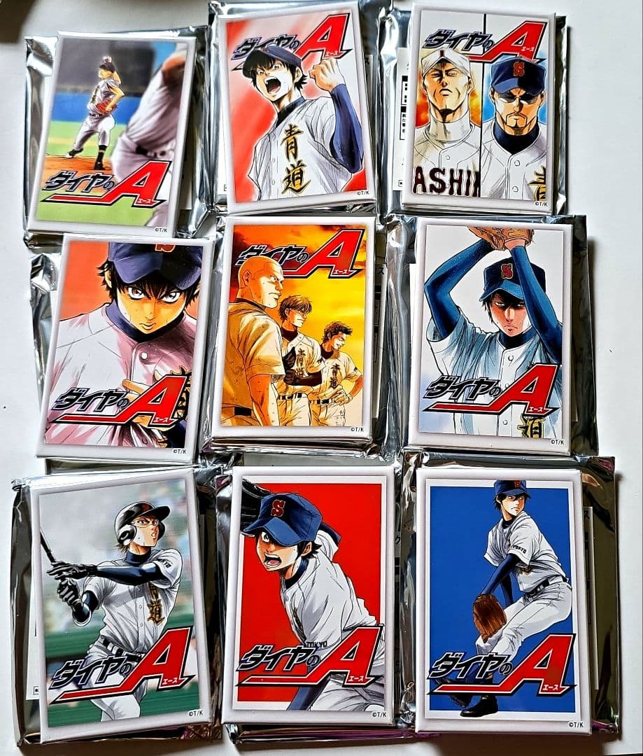 ダイヤのA 原画展 コミックス缶バッジ 49個 全47種+2個フルコンプセット