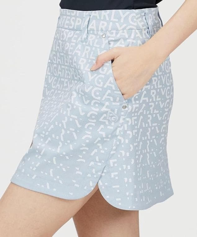 255 パーリーゲイツ パワーストレッチ ロゴグラデーション スカート 2 L