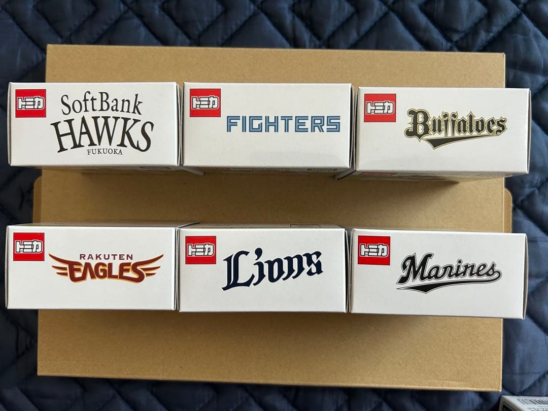 新品未開封【安心メルカリ便】プロ野球トミカ 2025 パリーグ６台セット