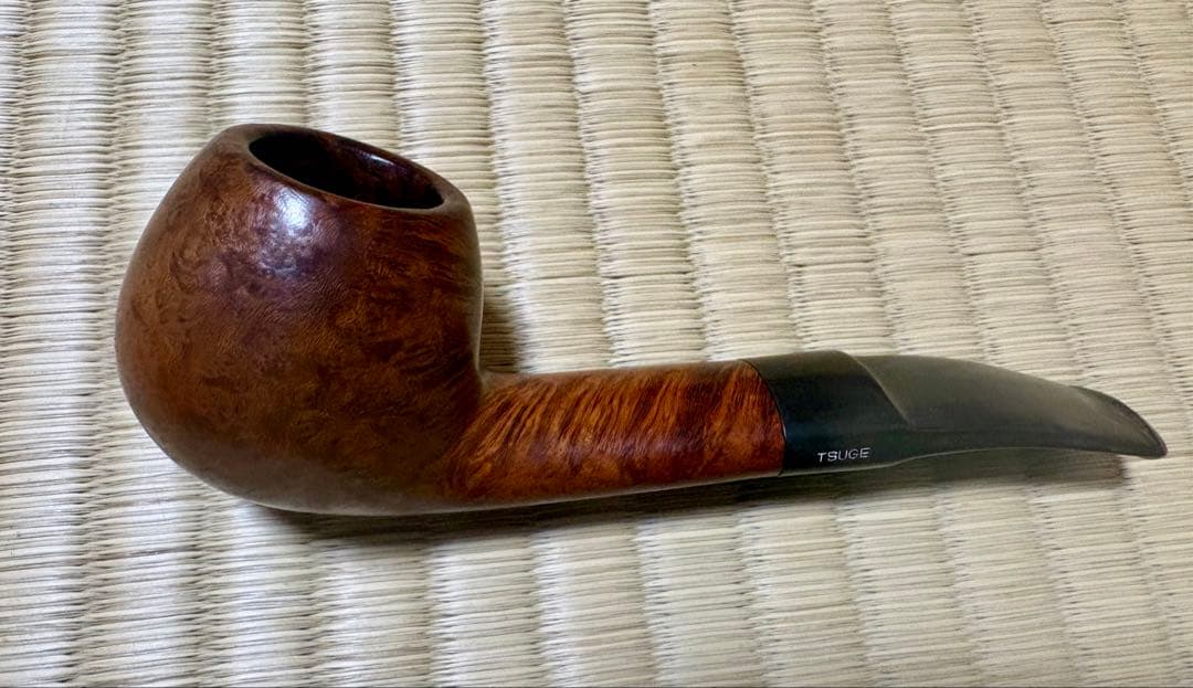 ヴィンテージパイプ4本と木製ラック