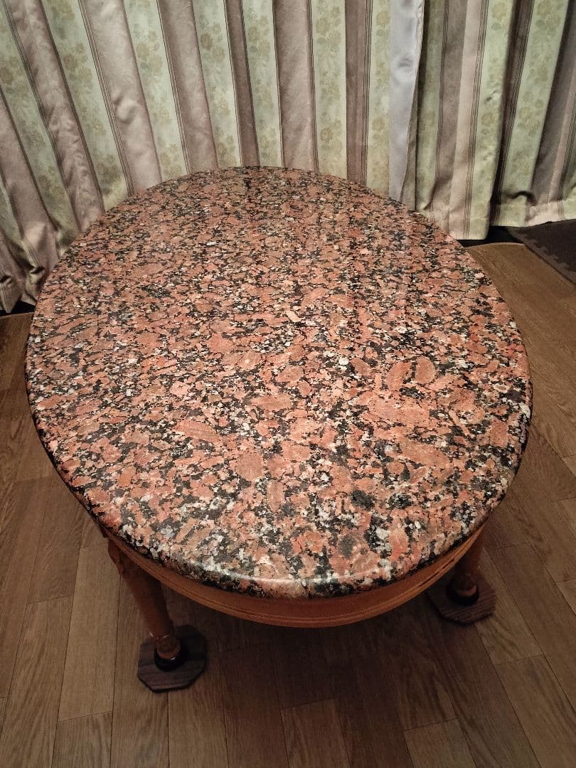 イタリア製天然石センターテーブル御影石