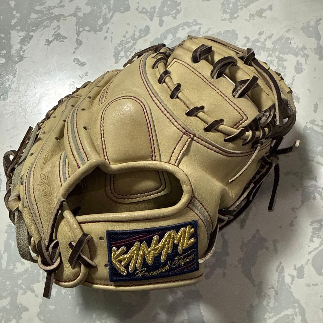 要ミット 軟式用キャッチャーミット　限定キャメルカラー(袋付き)　※値下げ不可