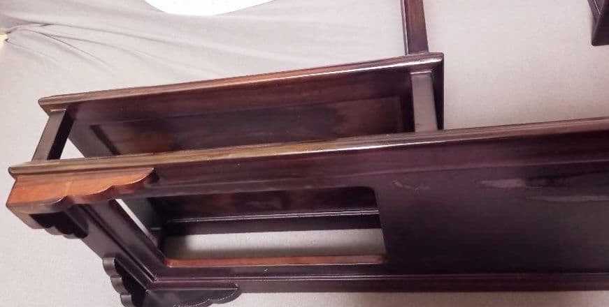 値引き中‼️高級展示会用‼️黒檀花台