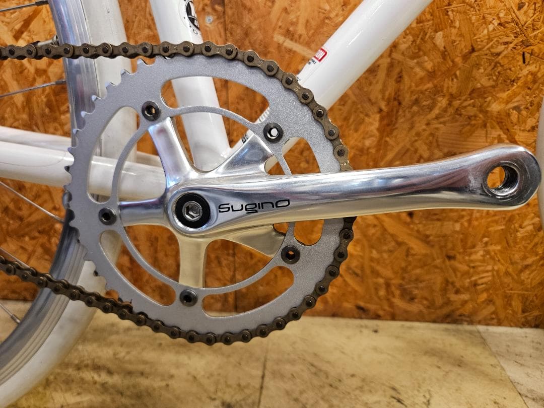 新品 FUJI フジ FEATHER フェザー ピストバイク　ホワイト