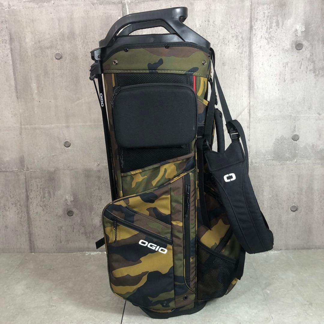 OGIO　キャディバッグ　カモフラ　スタンド式　14分割　4点固定　ポーチ付き