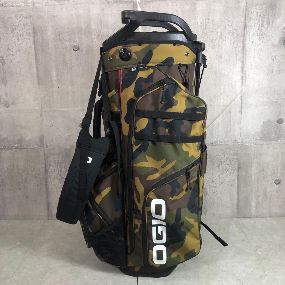 OGIO　キャディバッグ　カモフラ　スタンド式　14分割　4点固定　ポーチ付き